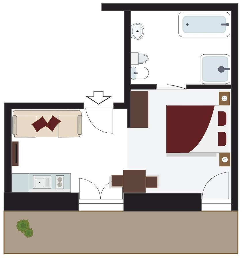 Tyrol Living & Cafe Apartment Nova Levante Ngoại thất bức ảnh