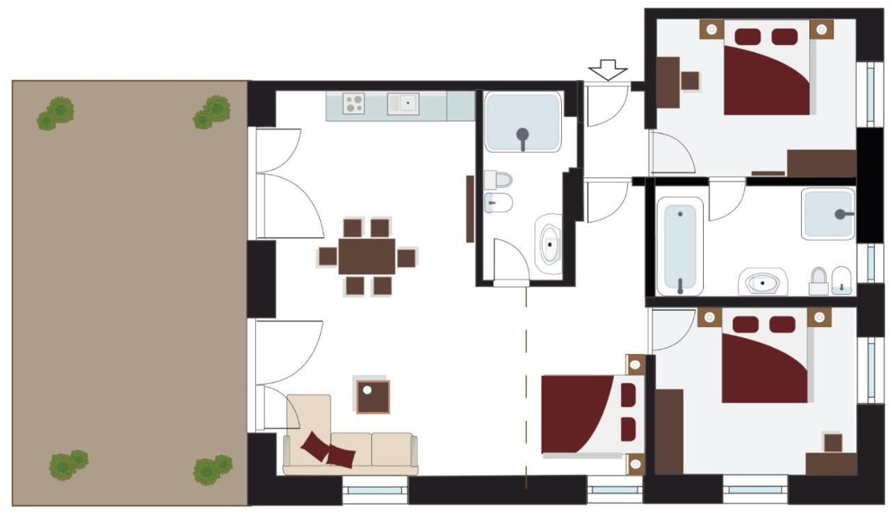 Tyrol Living & Cafe Apartment Nova Levante Ngoại thất bức ảnh